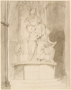 Design for the Monument of Lord Mansfield, Westminster Abbey